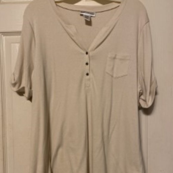 Rebecca Malone: Dressy V-Neck T-shirt - Picture 1 of 4